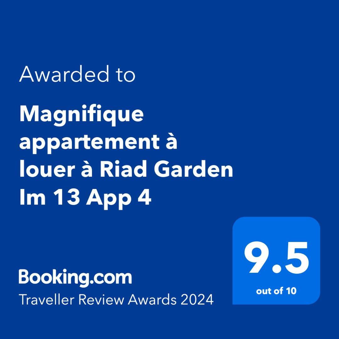 Magnifique Appartement A Riad Garden Marrakesz Zewnętrze zdjęcie